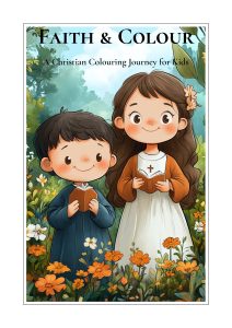 kids religious colouring book
